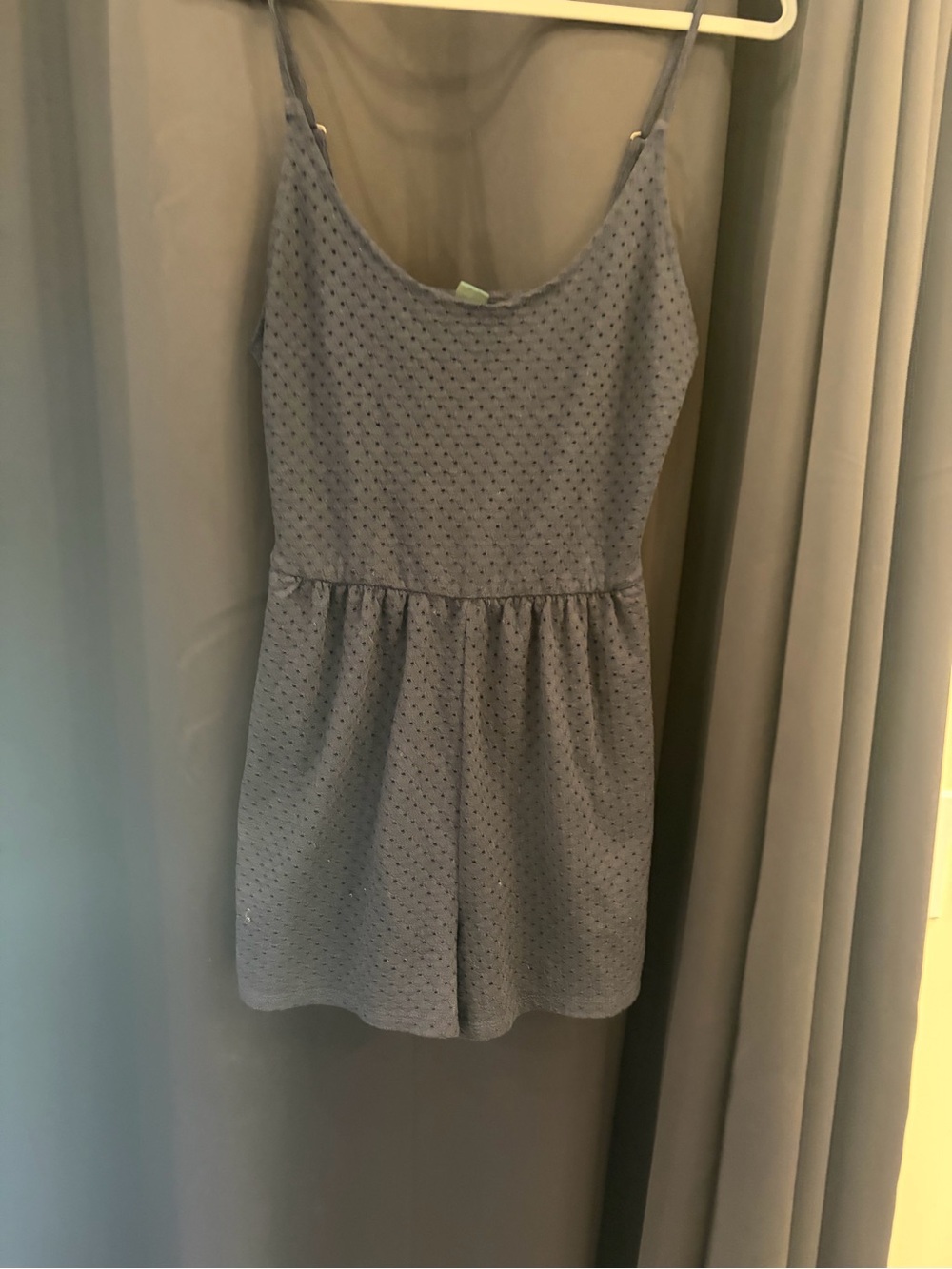 Wild Fable Black Eyelet Romper Size Small Adjustable Straps